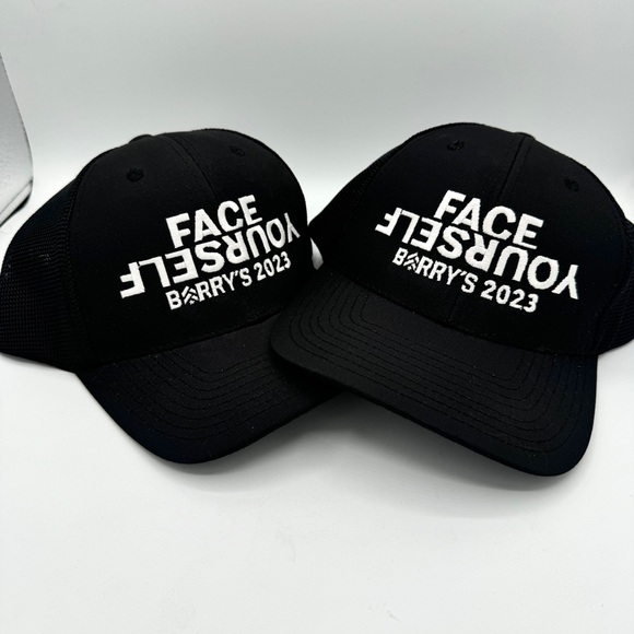 BUNDLE of 2 Barry’s Bootcamp Hats , Face Yourself Challenge 2023 Finisher Prize - Picture 6 of 13